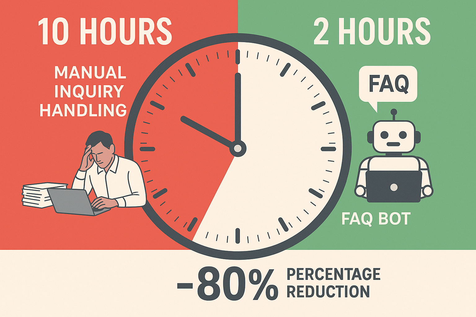 「同じ質問に何度も答えている」は解決できる