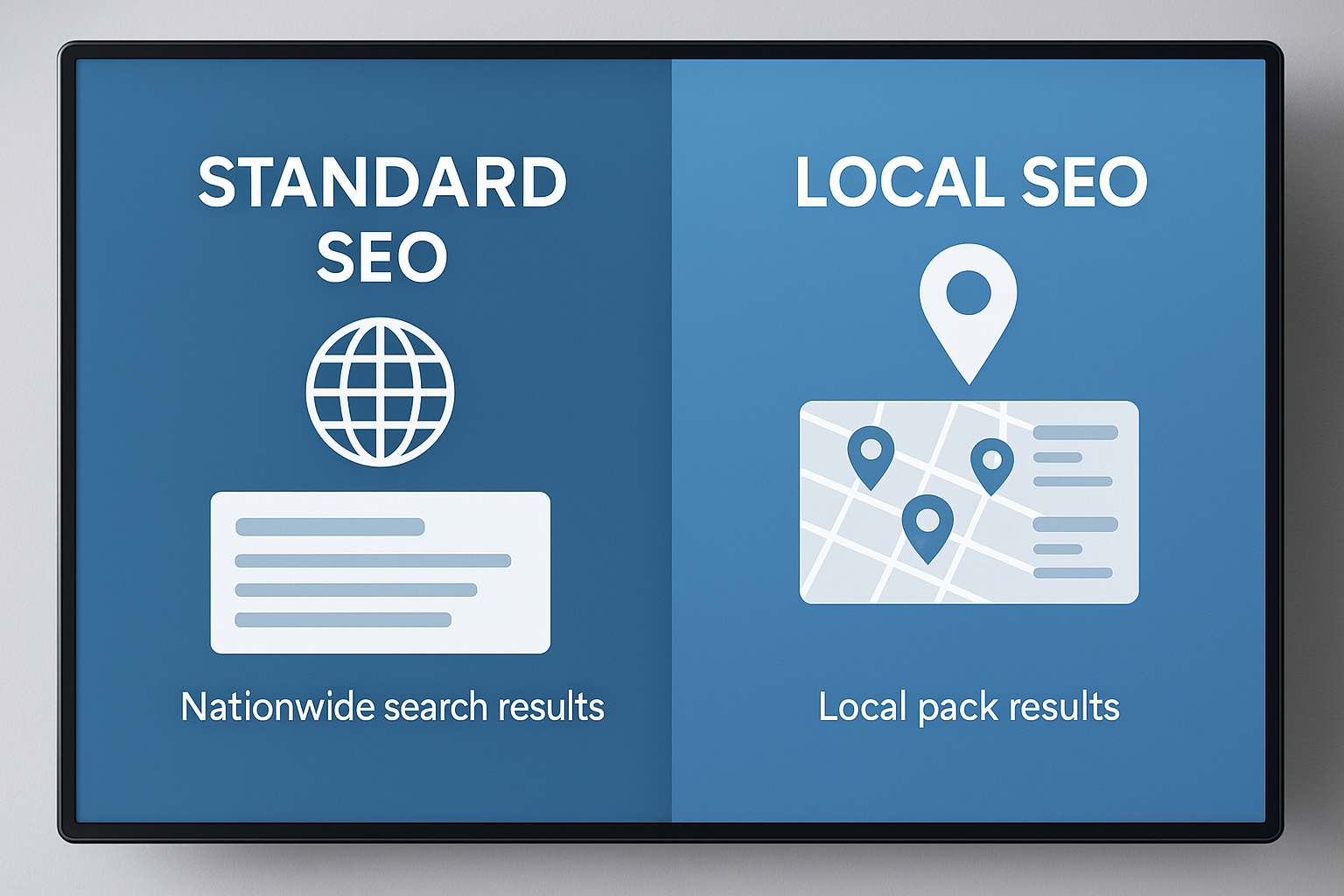 ローカルSEOとは？通常のSEOとの違いを理解する