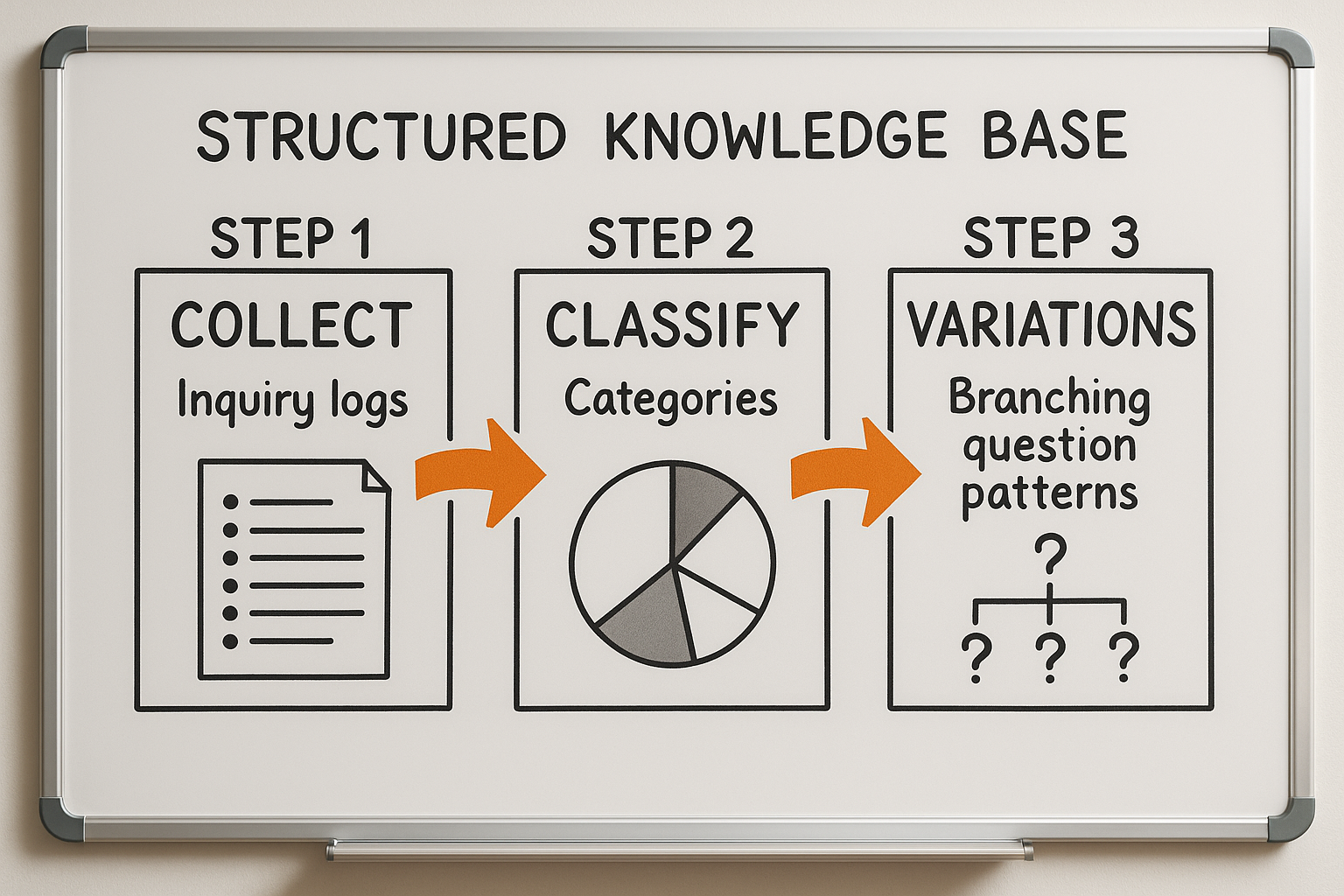 ステップ1：知識ベースの作り方——何を学習させるか
