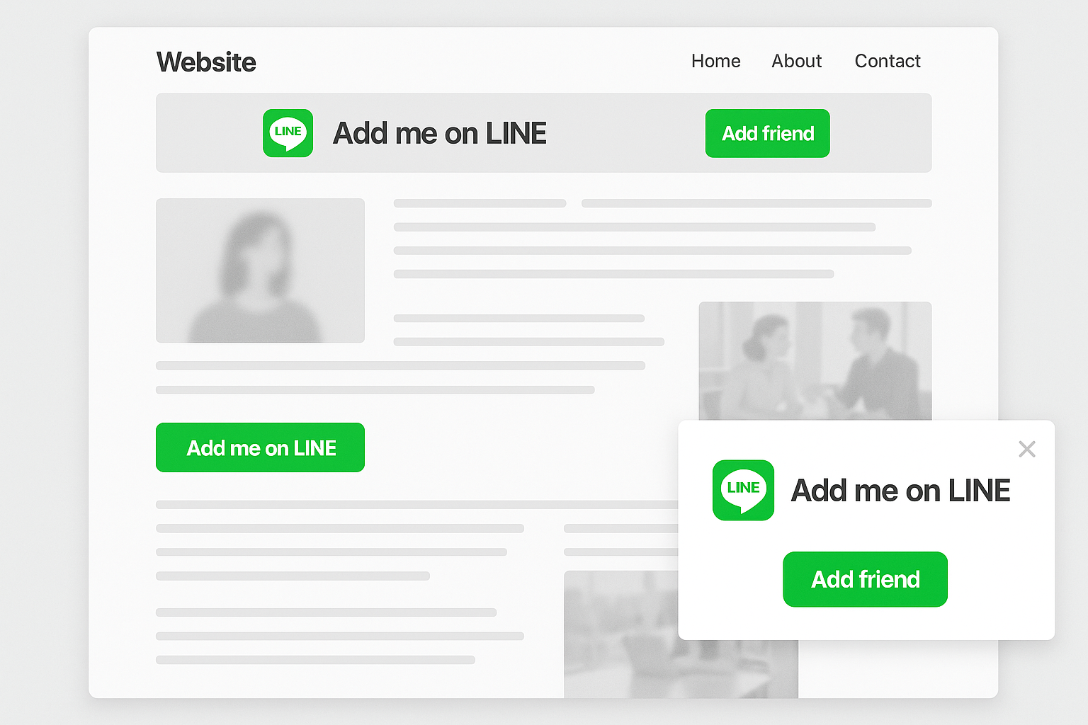 施策3：Webサイトからの友だち追加導線