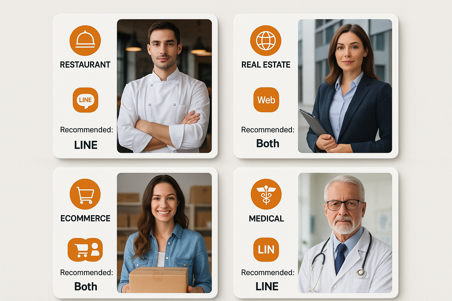 業種別ベストプラクティス：どちらを選ぶべきか